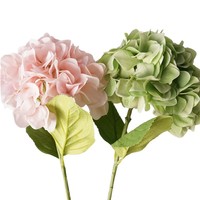 Bunga Hydrangea Sutra Buatan Berkualitas Tinggi dengan Sentuhan Alami untuk Dekorasi Pernikahan