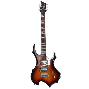 Guitare électrique Glarry avec micros HSH, finition brillante, corps en acajou, touche en palissandre, 6 cordes, pour débutants, comprend - Product Image 4