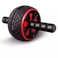 Roue abdominale silencieuse et pliable pour entraînement à domicile, équipement de fitness pour la réduction du ventre et le remodelage abdominal