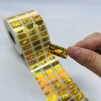 Autocollants de garantie inviolables personnalisés imprimés, autocollants holographiques inviolables, étiquettes holographiques inviolables, rouleaux d'autocollants inviolables pour l'emballage