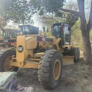 รถเกรดเดอร์มือสอง Caterpillar 140k 140h 140g 140 พร้อมเครื่องยนต์และปั๊ม PLC ของแท้ ราคาแข่งขัน อุปกรณ์ก่อสร้างถนน - Product Image 1