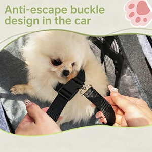 Großhandel Haustier-Kinderwagen und -Transportbox Luxuriöser 4-Rad-Haustierwagen Faltbarer Reise-Hundetrolley für Große & Kleine Hunde - Product Image 2