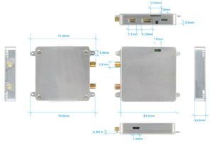 Mô-đun thu gnss hiệu suất cao với giao diện dữ liệu đa vệ tinh đa băng tần - Product Image 3