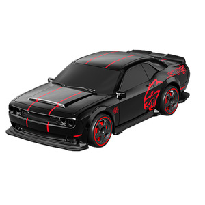 Voiture de course télécommandée RC 1:24 à quatre roues motrices, haute vitesse, drift, Hellcat, jouet pour enfants, coffret cadeau, matériau ABS, éclairage - Product Image 1