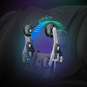 เก้าอี้นวดอัจฉริยะ หนัง PU แบบราง SL พร้อมหัวนวดหุ่นยนต์ 4D สำหรับใช้ในบ้าน - Product Image 5