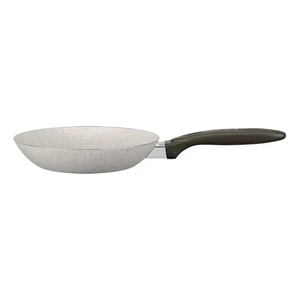 Ensemble de casseroles en céramique grise antiadhésives, poêle à frire avec poignée en bois douce au toucher - Product Image 5