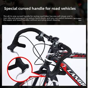 <span class=keywords><strong>Manillar</strong></span> curvado trasero 700C21/24/27/30 velocidades <span class=keywords><strong>bicicleta</strong></span> de carretera todoterreno <span class=keywords><strong>bicicleta</strong></span> de montaña para uso al aire libre ocio urbano para adultos estudiante - Product Image 4