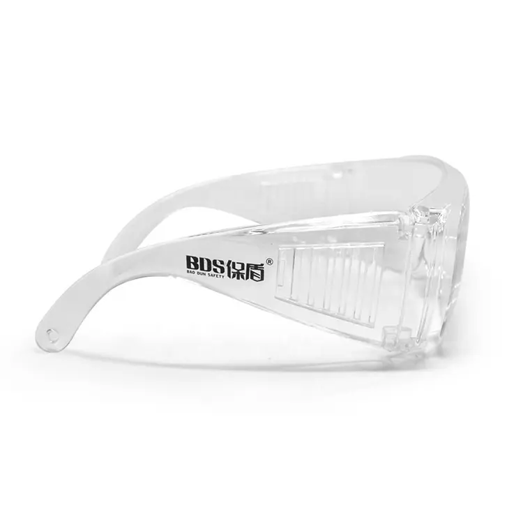 Kacamata pelindung UV bersertifikasi CE En166 Ansi As/nzs Z87 kacamata keselamatan bening antikabut perlindungan UV