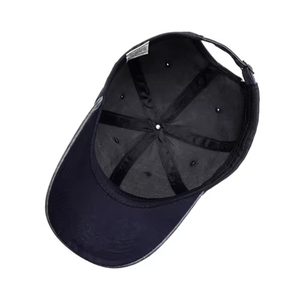 Casquette de baseball personnalisée brodée en coton recyclé lavé, 6 panneaux, légère, respirante, réglable, style Dad Hat, unisexe - Product Image 6