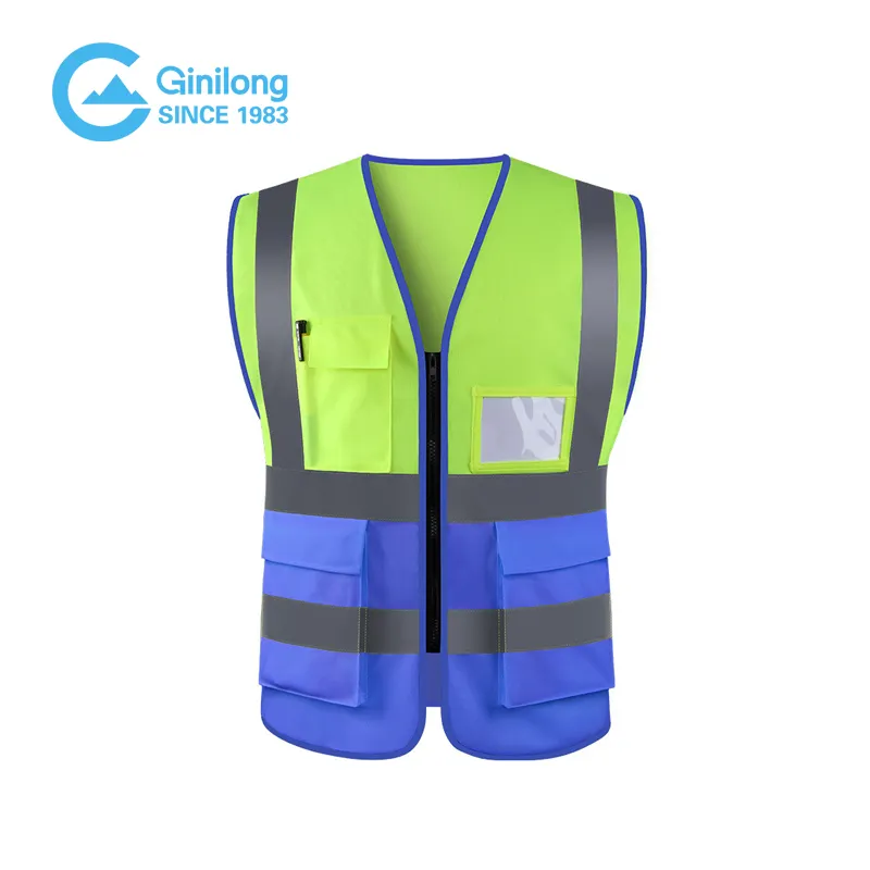 hi-visibility outerwear insulated two tone designed work wear safety vest safety clothing riding for all seasons