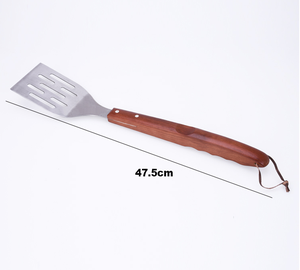 Hot bán 17-Piece BBQ Set với tay cầm bằng gỗ bao gồm cả kim loại xiên GẬY KẸP mô hình thép không gỉ PP thuận tiện trường hợp - Product Image 5