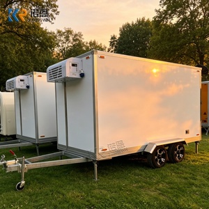 Remolque Refrigerado Aislado de <span class=keywords><strong>4</strong></span> Metros, Color Blanco, para Transporte, Carro Refrigerador, Suministros para Restaurantes, Hoteles y Cocinas - Product Image 6