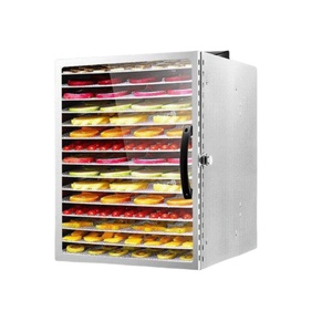 <b>Dehydrated</b> Food <b>Machine</b> Stainless Steel Preminium Vegetable Meat Beef Fruit Dryer Banana Strawberry 10 Trays <b>Dehydrator</b> Fruit Dr - Product Image 2