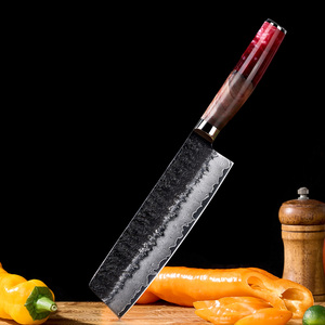<span class=keywords><strong>Coltello</strong></span> Nakiri Personalizzato Amber in VG10, Affettatrice <span class=keywords><strong>per</strong></span> <span class=keywords><strong>Verdure</strong></span>, <span class=keywords><strong>Coltello</strong></span> Giapponese Damascato <span class=keywords><strong>per</strong></span> Uso Professionale e Domestico in Cucina - Product Image 3