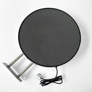 Afficheur LED circulaire extérieur accrocheur, affiche numérique double face en couleur avec animation et texte, haute luminosité - Product Image 1