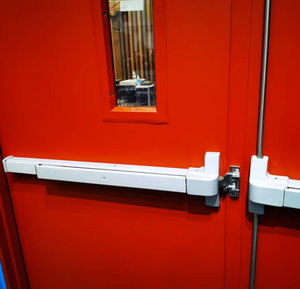 Puerta cortafuegos de acero con certificado UL Puerta cortafuegos de 60 minutos con barra antipánico - Product Image 2