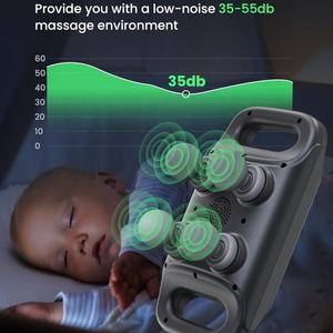 2024 professionale Mini pistola da massaggio Wireless intelligente portatile per tessuto profondo vibrazione del corpo massaggiatore per il muscolo nuovo modello - Product Image 5