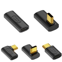 Haute efficacité PD 240W 40Gbps Type C mâle à type-c femelle adaptateur ABS USB4.0 connecteur de Conversion de données pour téléphone portable 8K 60Hz