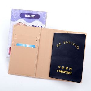 Elanmei Fabricante - Funda de Pasaporte de Cuero PU Personalizada con Estampado de Anime, Portadocumentos, Tarjetero, Bolsa para Documentos - Product Image 3