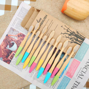 Commercio all'ingrosso di bambù spazzolino da denti <span class=keywords><strong>Bambu</strong></span> Dientes Cepillo Bambou carbone Brosse un ammaccatura <span class=keywords><strong>set</strong></span> da <span class=keywords><strong>bagno</strong></span> - Product Image 5