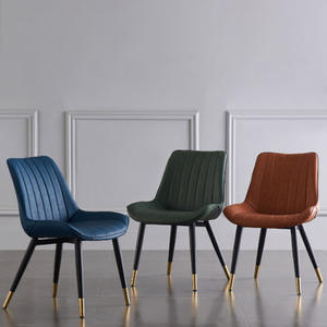 Silla de Comedor Giratoria Tapizada en Tela Cómoda y Moderna de Alta Calidad para Oficina en Casa y Comedor con Respaldo - Product Image 3