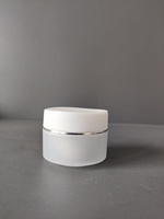 15g givré crème vague conception acrylique pot hydratant pot de cosmétiques en plastique avec bouchon à visser pour soins des yeux soins de la peau