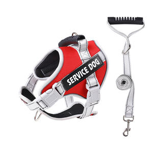 Laisse pour chien de taille moyenne/grande, harnais de marche, chaîne en nylon non rétractable, compatible Golden Retriever, <span class=keywords><strong>Labrador</strong></span>, plusieurs - Product Image 1