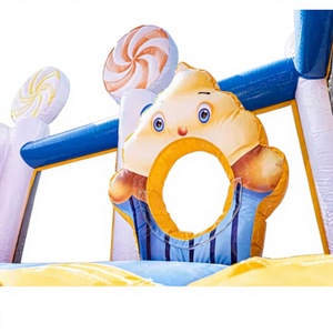 Circuito <span class=keywords><strong>de</strong></span> Obstáculos Inflable Rosa, <span class=keywords><strong>Diseño</strong></span> Gráfico Personalizado, Casa <span class=keywords><strong>de</strong></span> Brinco para la Diversión <span class=keywords><strong>de</strong></span> los Niños Pequeños - Product Image 5