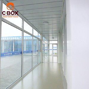 Escuela Móvil Cbox para Obras de Construcción con Muro Cortina de Vidrio, Edificio de Oficinas Integrado para Proyectos, Casa Contenedor Prefabricada de Paquete Plano - Product Image 5