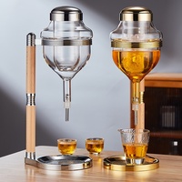 Japanse restaurant-stijl sake-accessoires minimalistisch design ijswijnkan wijnkoeler druppeltype wijnverwarmer kraan wijnbeluchter