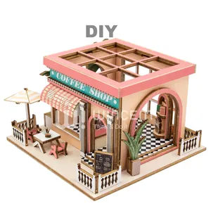 Wincent手作り組み立ておもちゃ低MOQ2023新製品3DDiyミニチュアルーム木製おもちゃ手作りドールハウス
