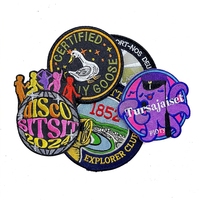 Patch brodé de haute qualité, service personnalisé, créez vos propres badges, patchs en PVC thermocollants en chenille pour vêtements, chapeaux, sacs, DIY