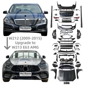 Kits de carrosserie <span class=keywords><strong>prix</strong></span> usine utilisés pour <span class=keywords><strong>Mercedes</strong></span> Benz classe E W212 2009-2015 mise à niveau vers W213 <span class=keywords><strong>E63</strong></span> <span class=keywords><strong>AMG</strong></span> 2021 + matériau pp de pare-chocs de voiture - Product Image 1