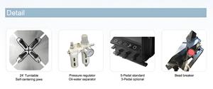 Jingjiu 925 - Desmontadora de Neumáticos Semiautomática para Automóviles, Máquina de Cambio de Neumáticos de 24 Pulgadas, Equipo de Servicio de Ruedas, Fuente de Alimentación Multivoltaje - Product Image 4
