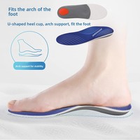 Semelles de golf en TPU avec soutien de la voûte plantaire, semelles de sport confortables, respirantes, absorbant les chocs, inserts de chaussures pour la course à pied et l'usage quotidien