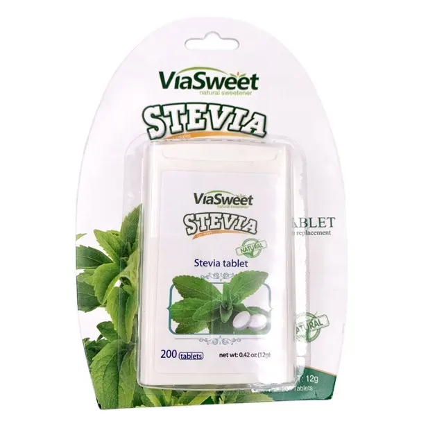 Stevia erythritol poşet/toptan/stevia fiyatı için % 100% doğal tatlandırıcı stevia tablet
