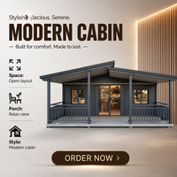 Maison conteneur extensible moderne 20ft 30ft 40ft, design respirant, style Mid-Century, garantie 2 ans, pour habitation, supermarché et salon