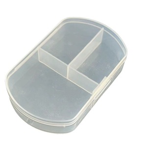 Plastic Pill Storage <b>Box</b> Transparent <b>Small</b> Capacity Desktop Organizer With Logo Customization Zhejiang Made - Product Image 5