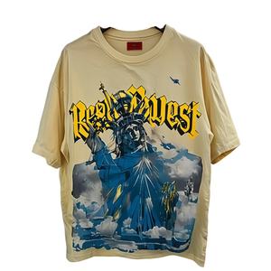 T-shirt imprimé Y2K vintage de haute qualité, décontracté, en coton, unisexe, grandes tailles, vente en gros directe usine, meilleures ventes - Product Image 1