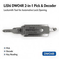 Offre Spéciale LISHI DWO4R 2-en-1 Outil de Déverrouillage et Décodeur Automatique en Acier Inoxydable pour Coupe de Clés par Code, Outil de Qualité Serrurier V.2