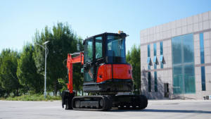 Mini-excavatrice sur chenilles YILIS Hyundai/Hitachi de 2,5 tonnes avec moteur haute puissance et pompe de boîte de vitesses, garantie 5 ans - Product Image 4