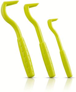 Outil dédianté en plastique pour l'élimination des puces et des tiques chez les chiens, peigne de toilettage écologique pour animaux de compagnie avec fonction de nettoyage en profondeur - Product Image 1