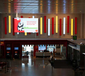 Lecede đầy đủ màu sắc 4K HD video trong nhà Màn hình LED trong nhà Màn hình LED màn hình LED Video tường HD liền mạch khâu LED hiển thị - Product Image 5