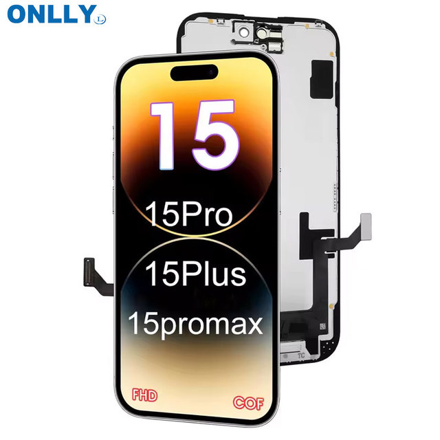 120Hz Soft OLED 6.7'' Screen for 15 Pro Max with 3-Year Warranty High Refresh Rate Diagnosable Display 800-1000cd