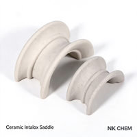 Anneau de selle en céramique Intalox, emballage céramique résistant aux acides et à la chaleur pour tour de désulfuration et absorption (NK CHEM)