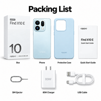 Smartphone phare OPPO Find X10 E Dimensity 9500s Hasselblad Triple 50MP 7025mAh 80W 50W Sans fil 120Hz Téléphone avec appareil photo