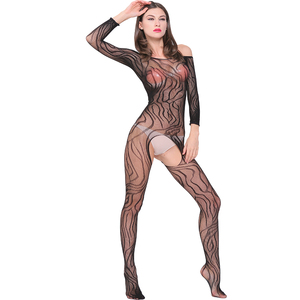 Ins populaire ver impression Lingerie Femme Sexy sans entrejambe body sous-vêtements femmes Sexy érotique bas de corps Lingerie W080 - Product Image 6