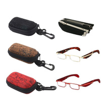 Lunettes de lecture pliantes unisexes pour la correction de la vue, portables, durables, bloquant la lumière bleue, pour la presbytie, avec étui à fermeture éclair