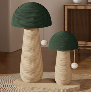 Mushroom <b>Cat</b> <b>Scratching</b> <b>Post</b> Wear Resistant Hemp Rope <b>Cat</b> Scratcher Interactive Ball Standing <b>Cat</b> Toy <b>for</b> Indoor <b>Cats</b> - Product Image 4