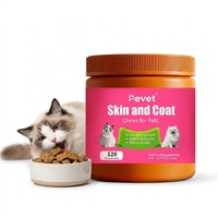 Pevet Fur Nourish Soft Chews : Soin Quotidien Naturel pour Animaux Actifs – Romarin et Vitamine E pour la Perte de Poils, la Croissance des Racines, la Peau Saine et le Soutien Immunitaire